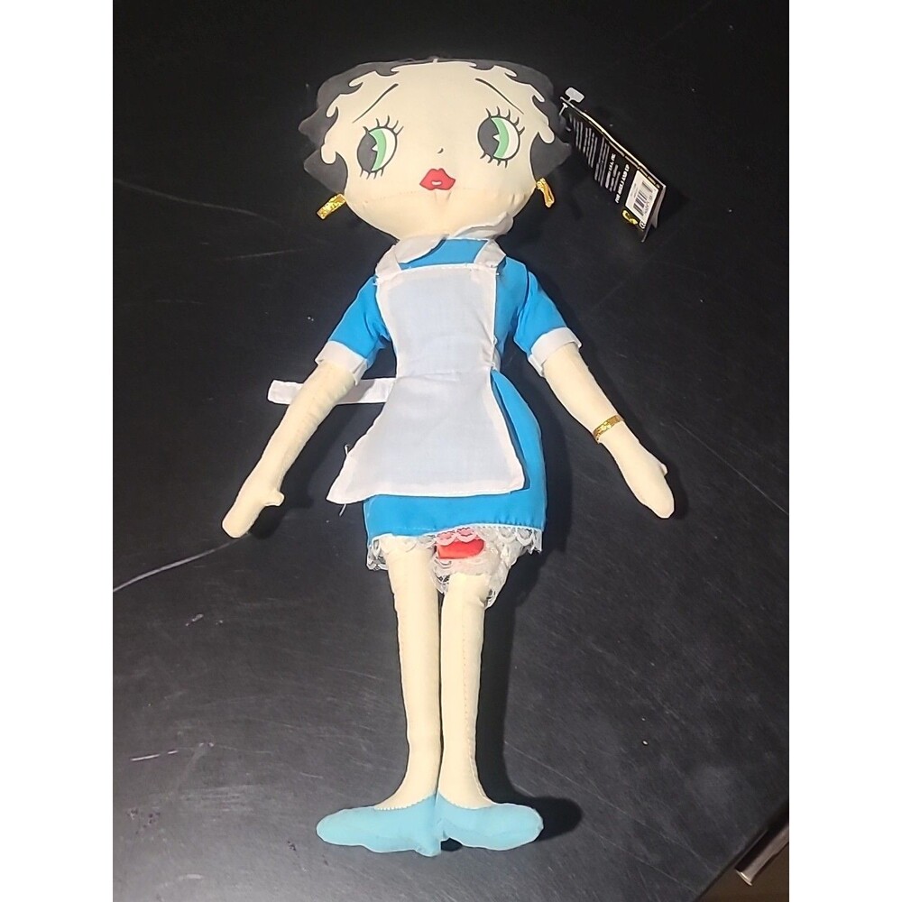NWT - Betty Boop 1999 Waitress- 16” Dolls Kelly Toys - New with tag - blue